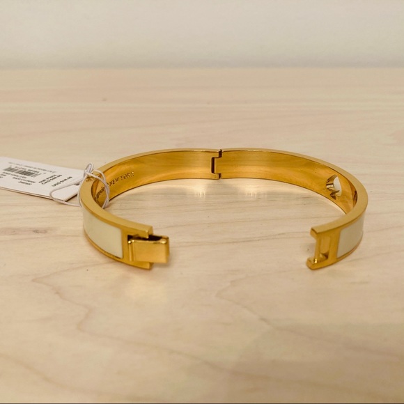 Kate Spade Hole Punch Bracelet White NWT - Picture 10 of 14